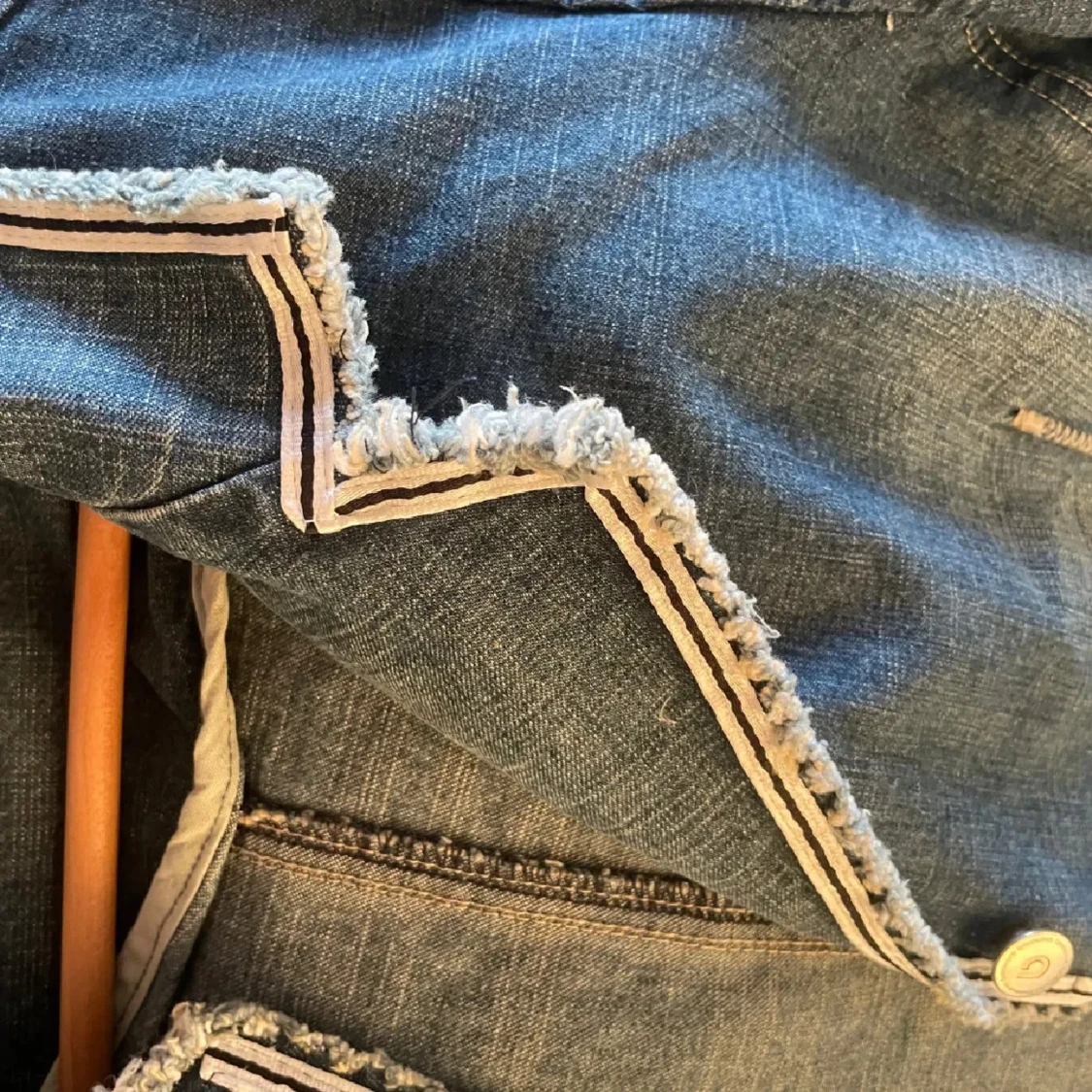 Jeanskavaj från Baravara, storlek 40 - 2