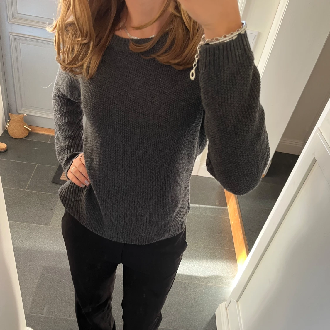 Grå stickad tröja från Sail Racing - 3