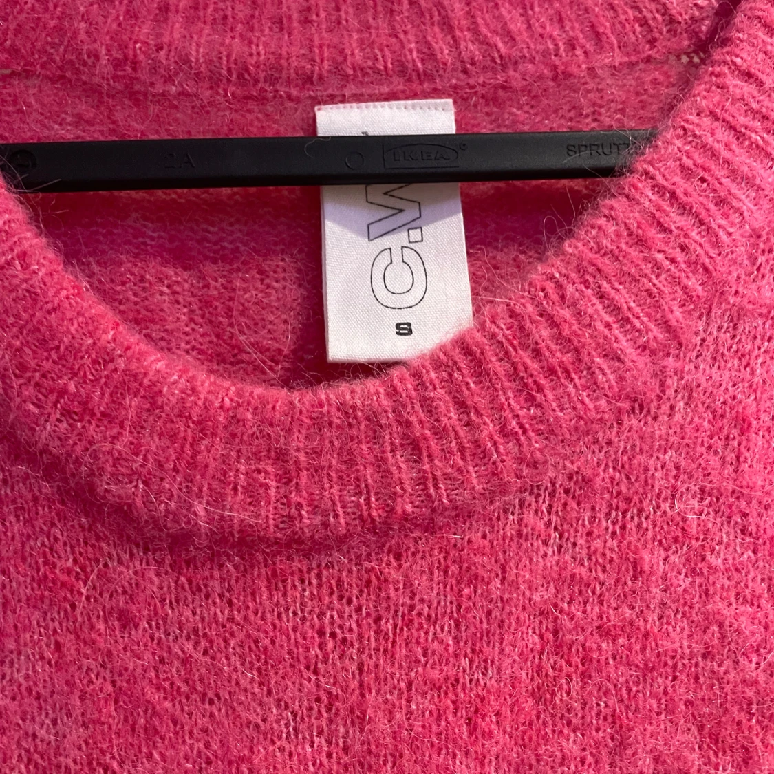 Rosa stickad tröja från C.W.  - 1