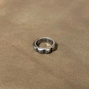 Chrome Blossom 3D Silver Ring - Storlek 9 - 19 mm diameter 