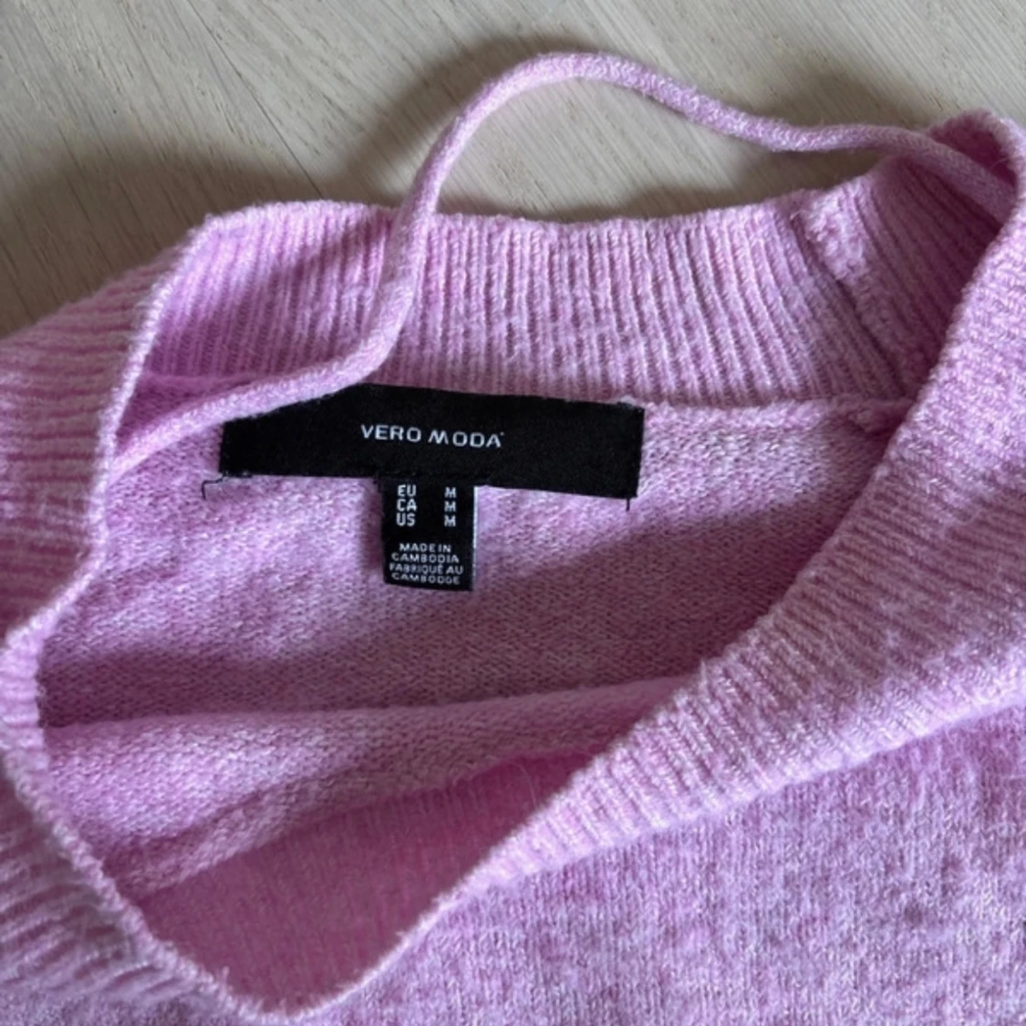 Rosa stickad tröja från Vero Moda - 1