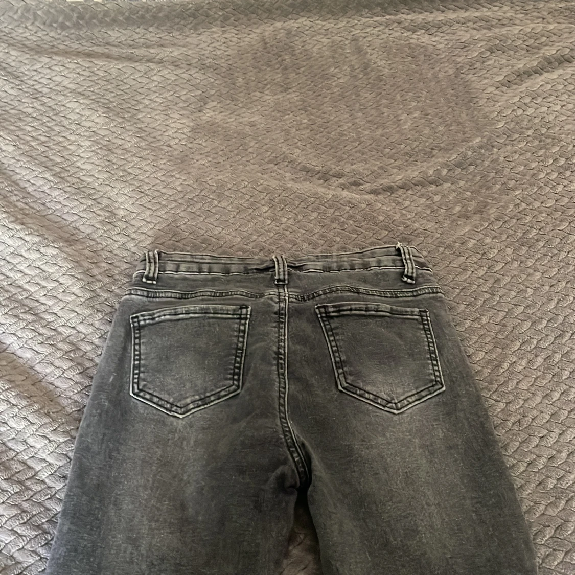 Grå bootcut jeans - 1