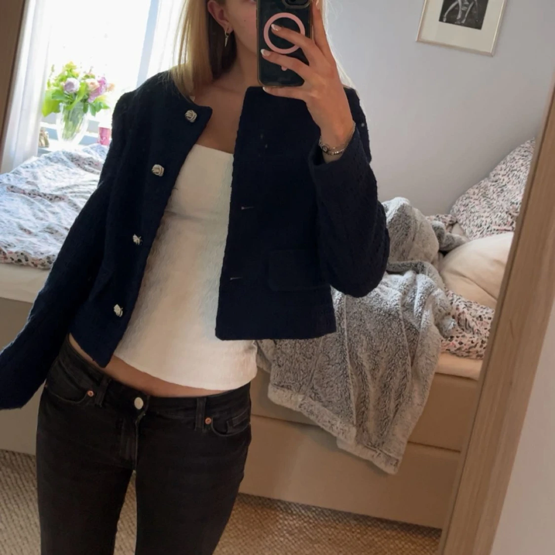 Mörkblå kavajjacka från Zara - 1