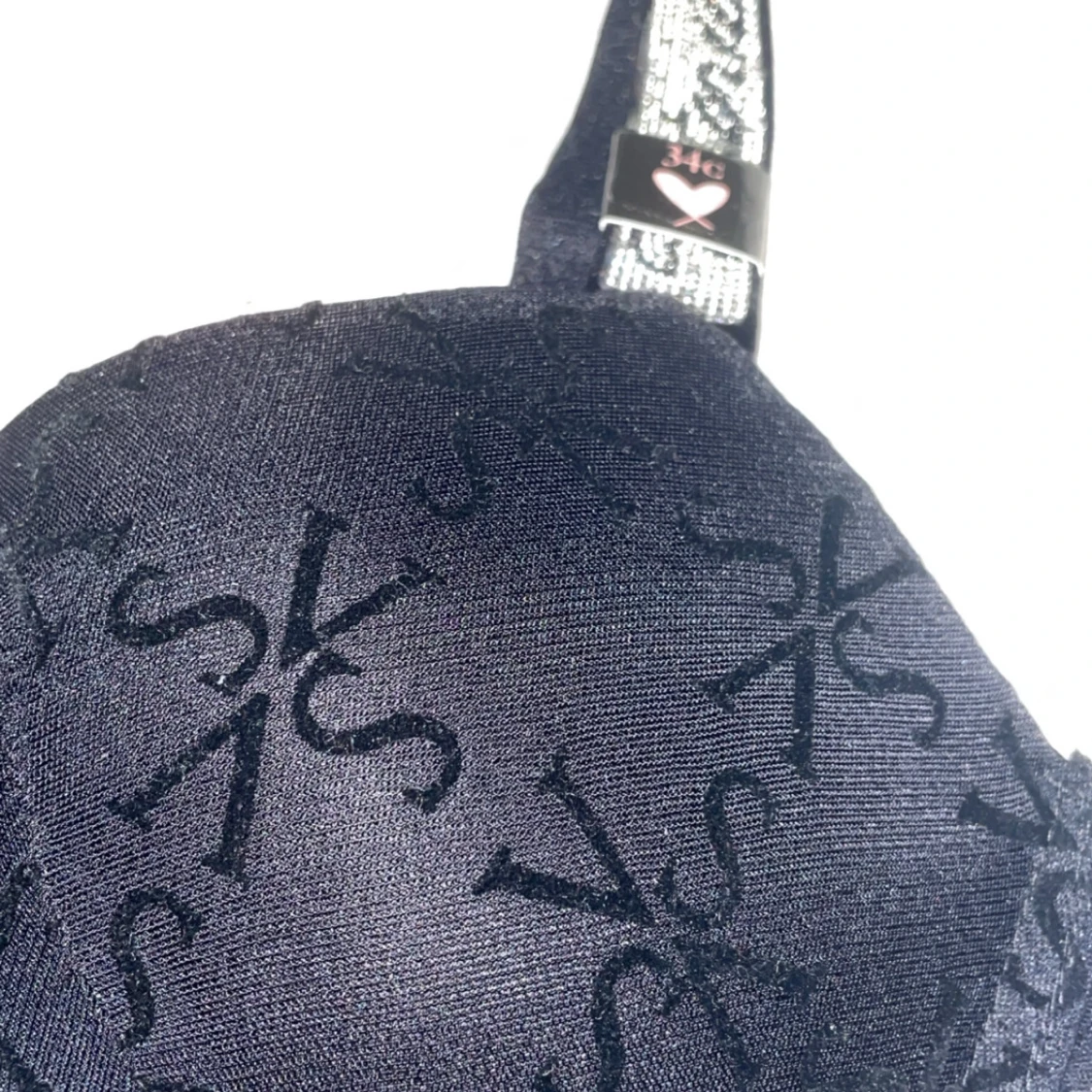 Svart glittrig bh från Victoria's Secret från Dubai, påsen ingår  - 1