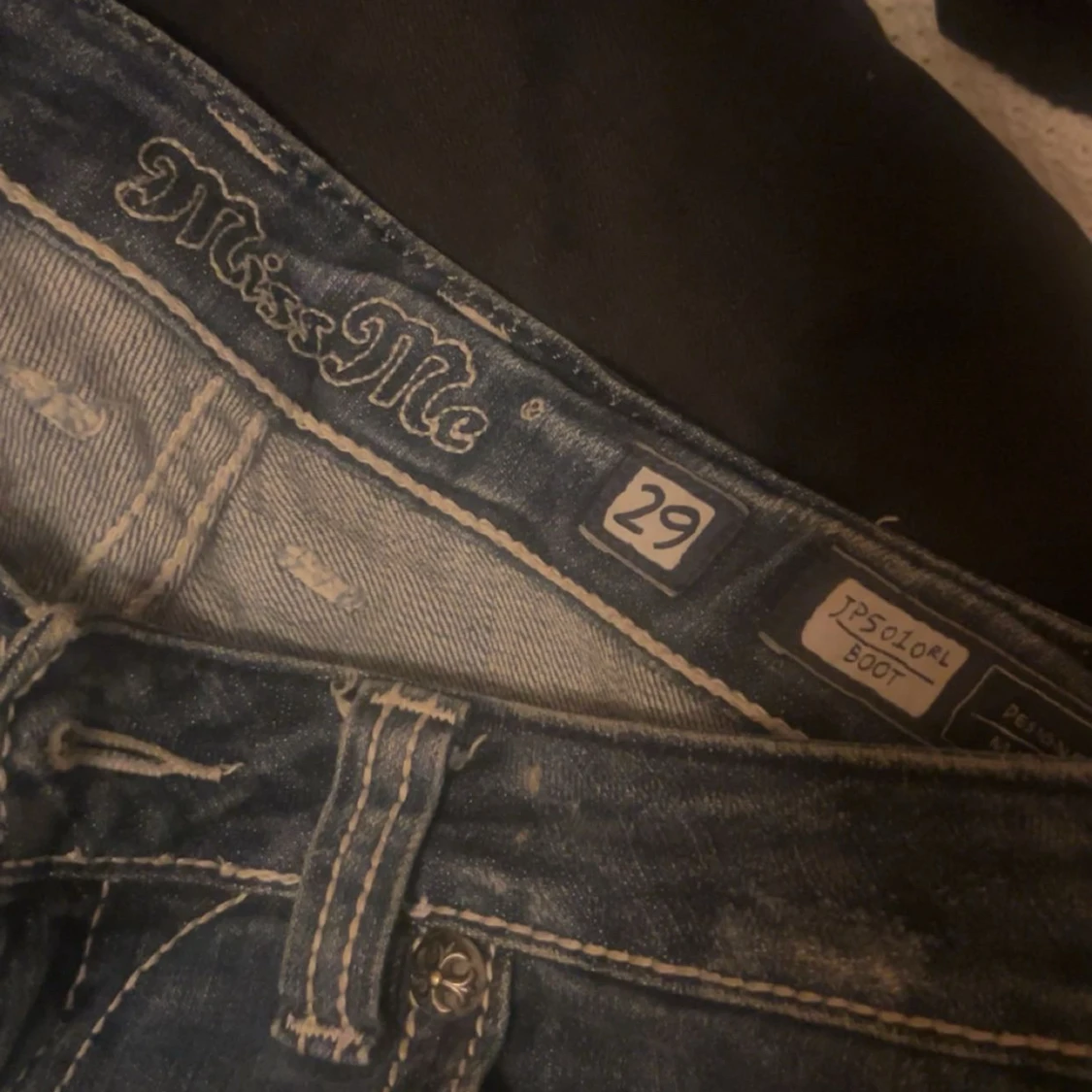 Miss Me Jeans mörkblåa  - 4