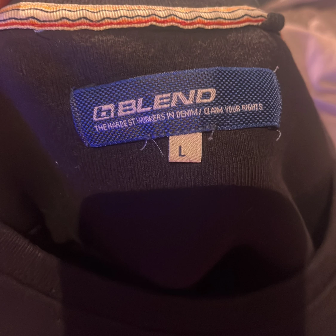 Svart sweatshirt från Blend, storlek L - 2