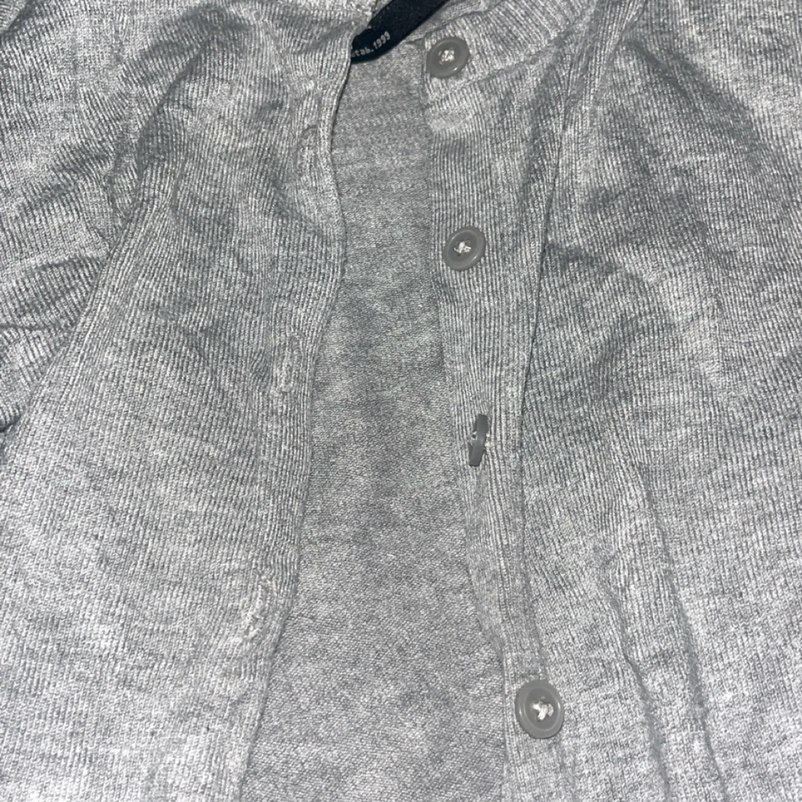 Grå kofta från 157 med knappar - 1