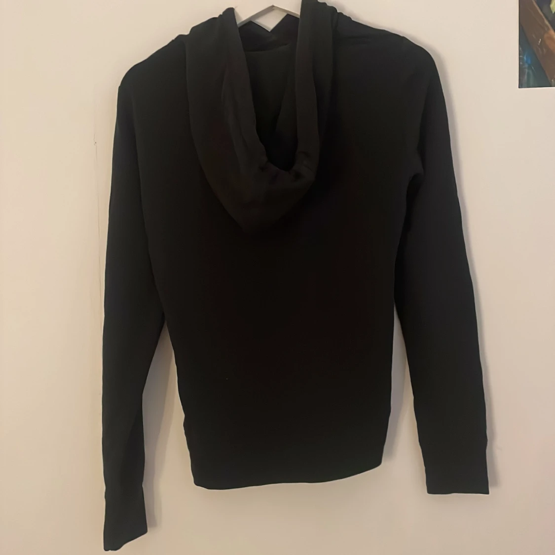 Svart Champion hoodie med logga - 1