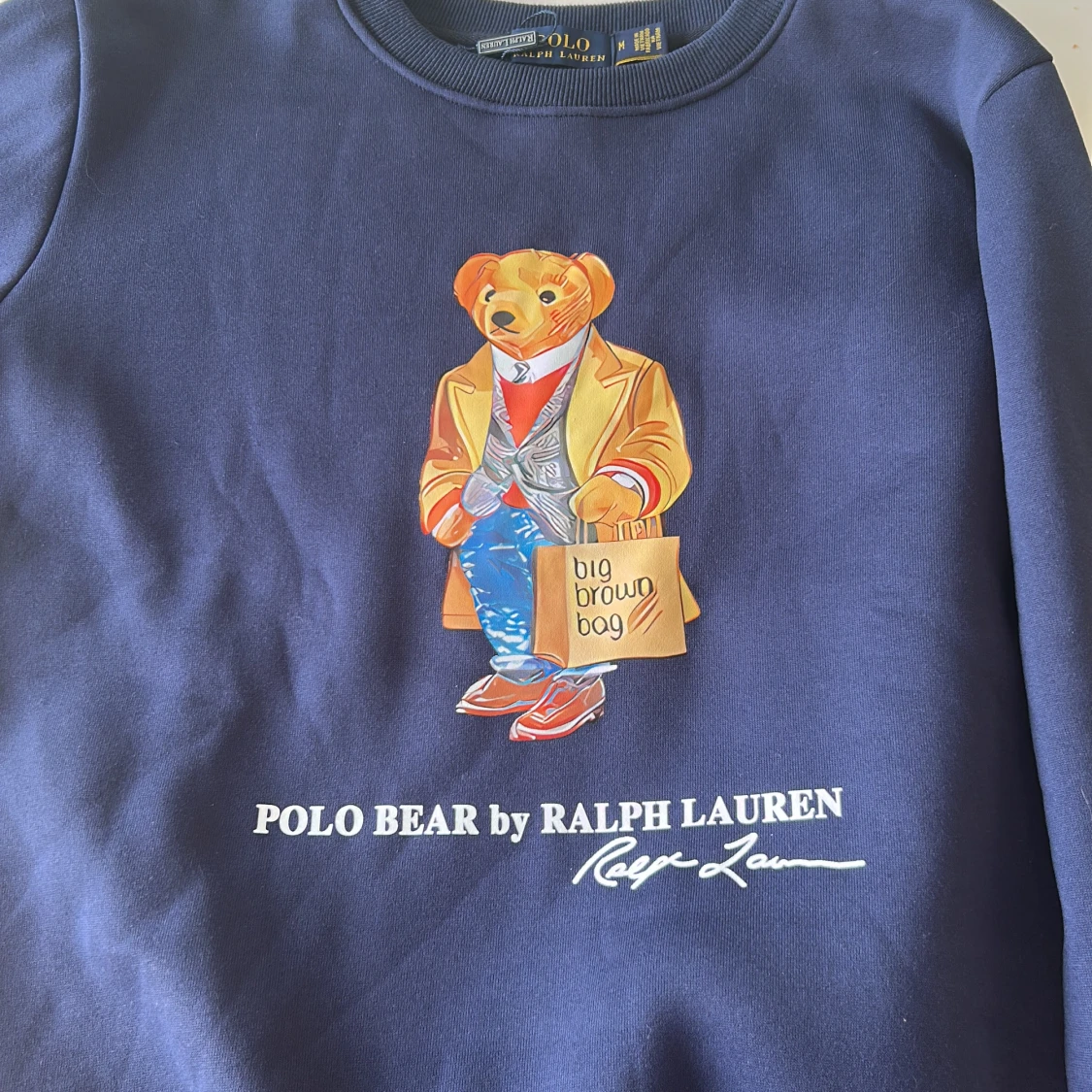 Blå Polo Bear tröja från Ralph Lauren - 2