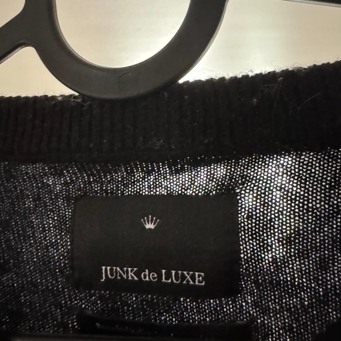 Svart stickad tröja från Wagner - 1