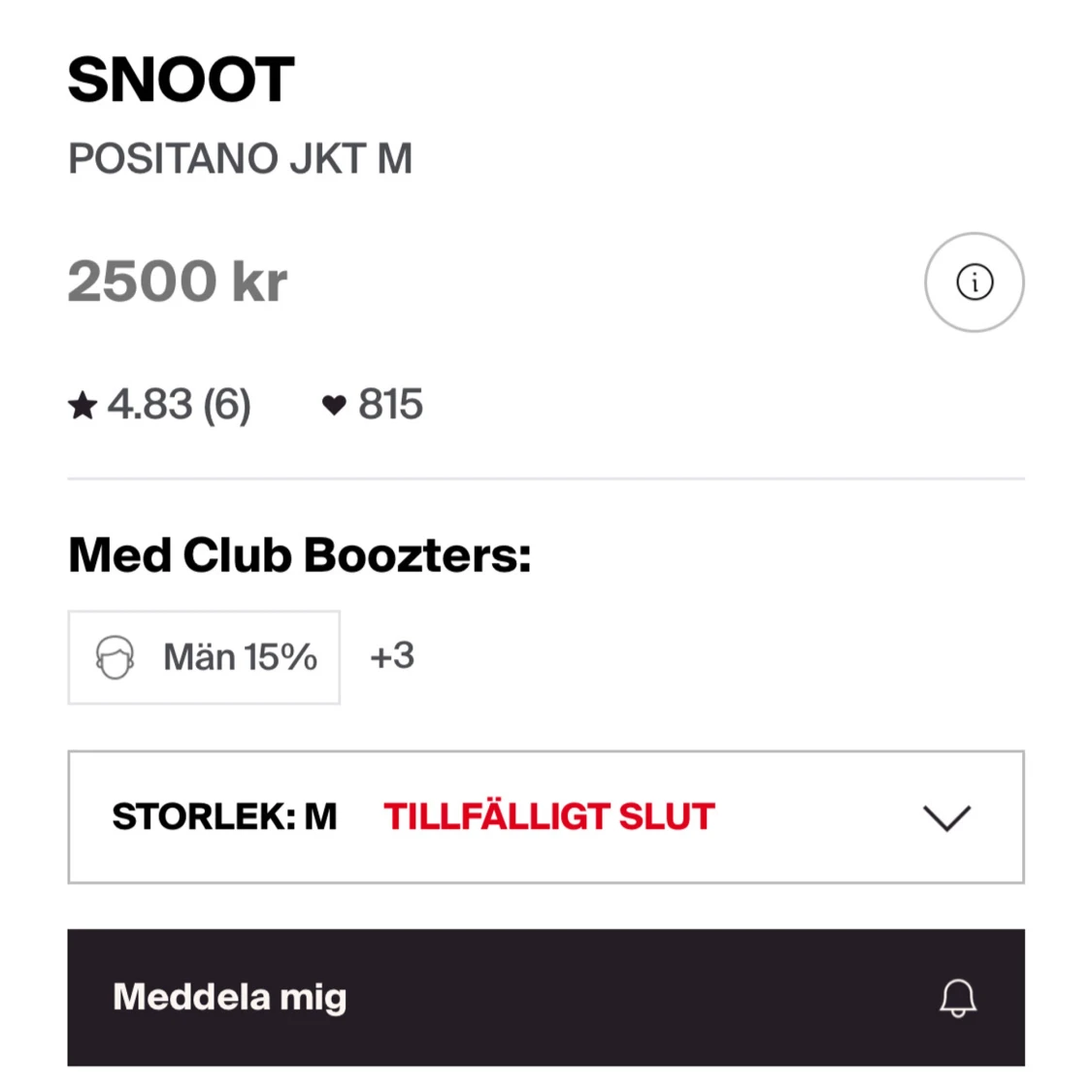 Brun overshirt från Snoot, M - 1