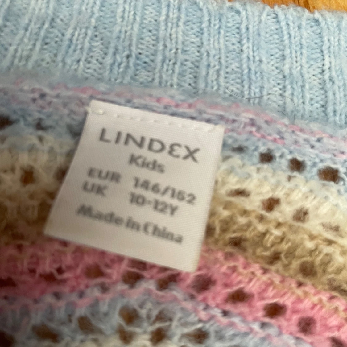 Pastellfärgad stickad tröja Lindex - 2