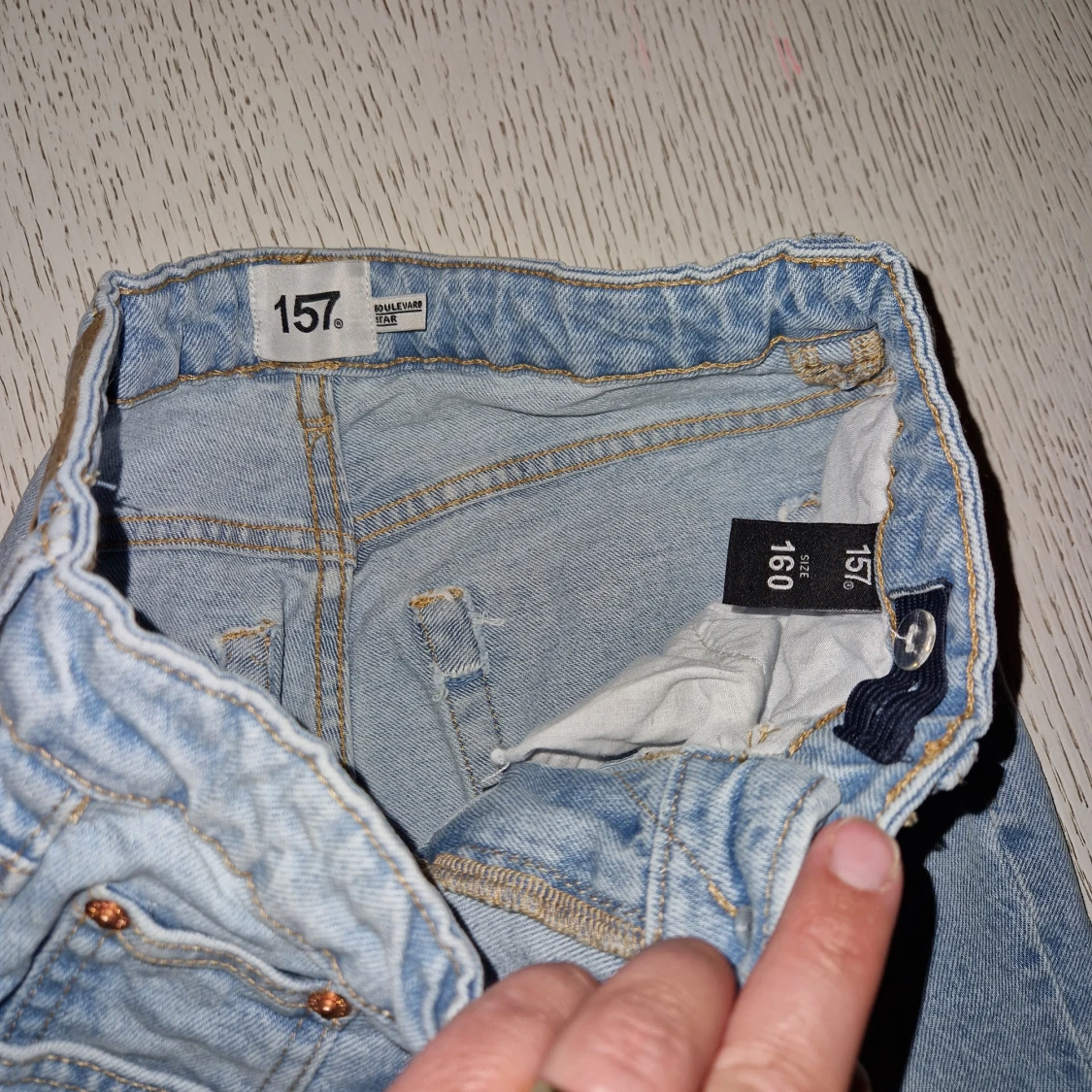 Ljusblå jeans från 157 Boulevard Star - 3
