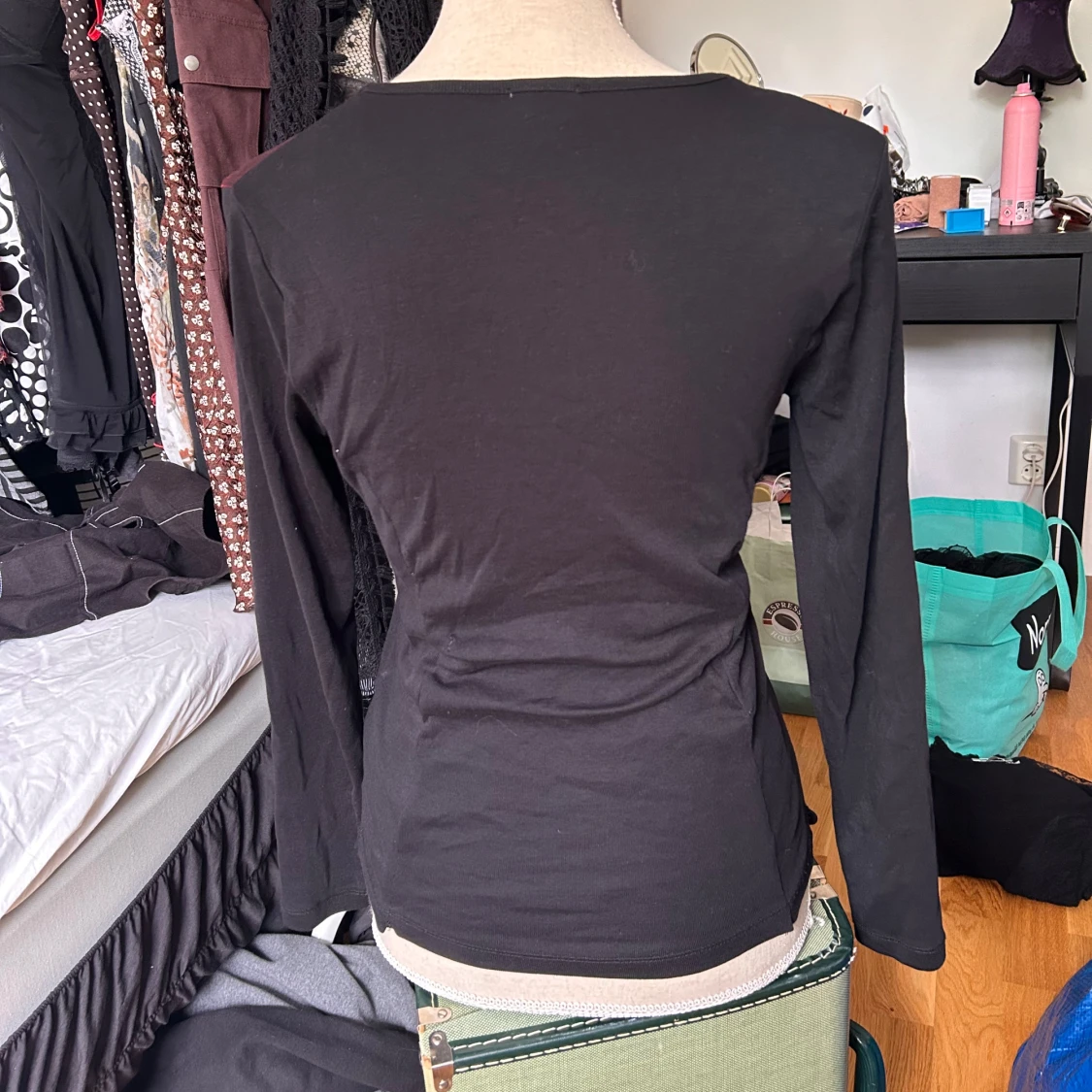 Svart och röd långärmad tröja Signature - 2