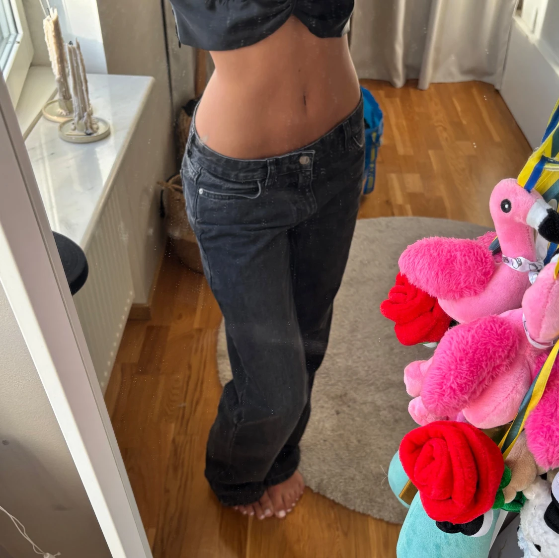 Zara lågmidgade jeans