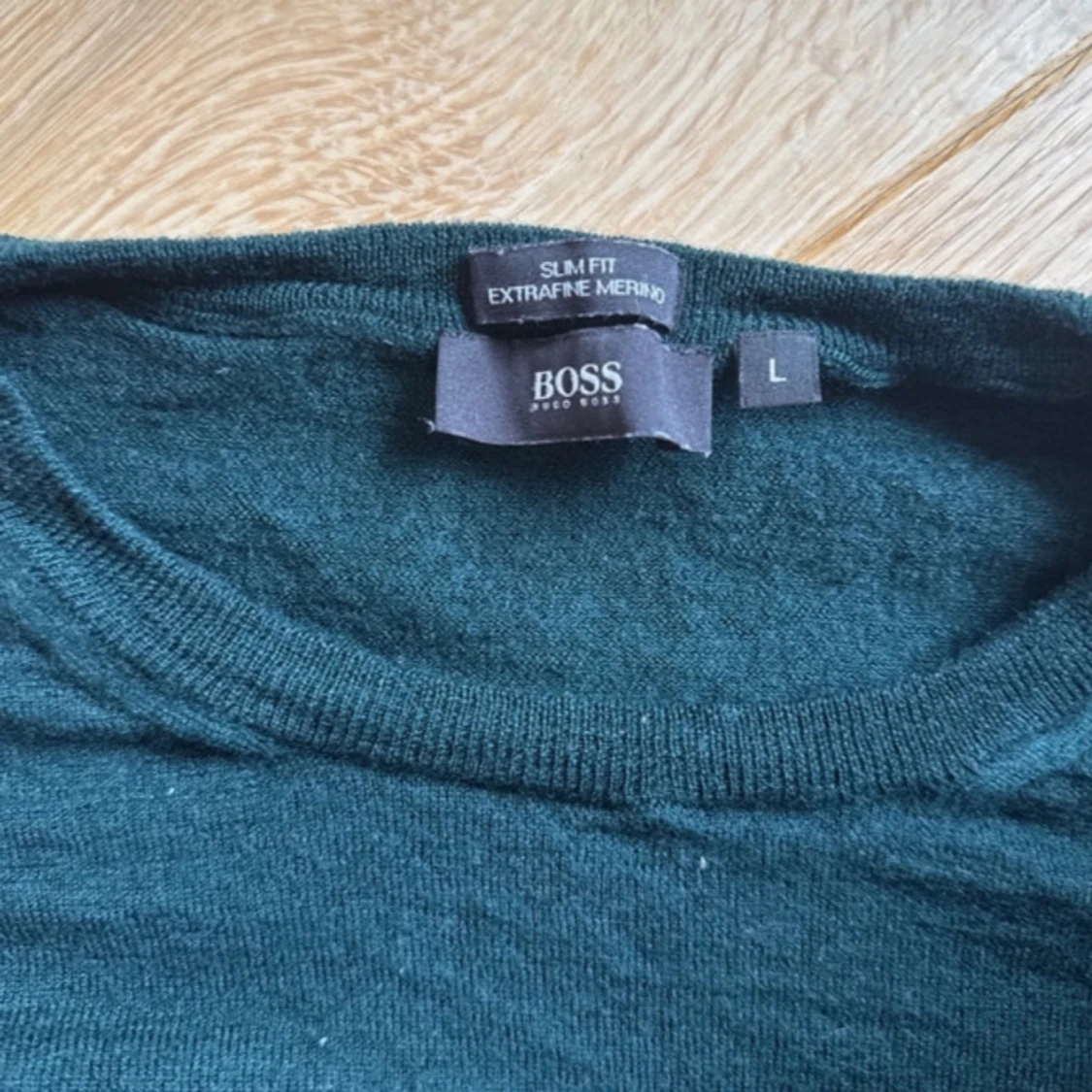 Mörkgrön merinotröja från BOSS - 2