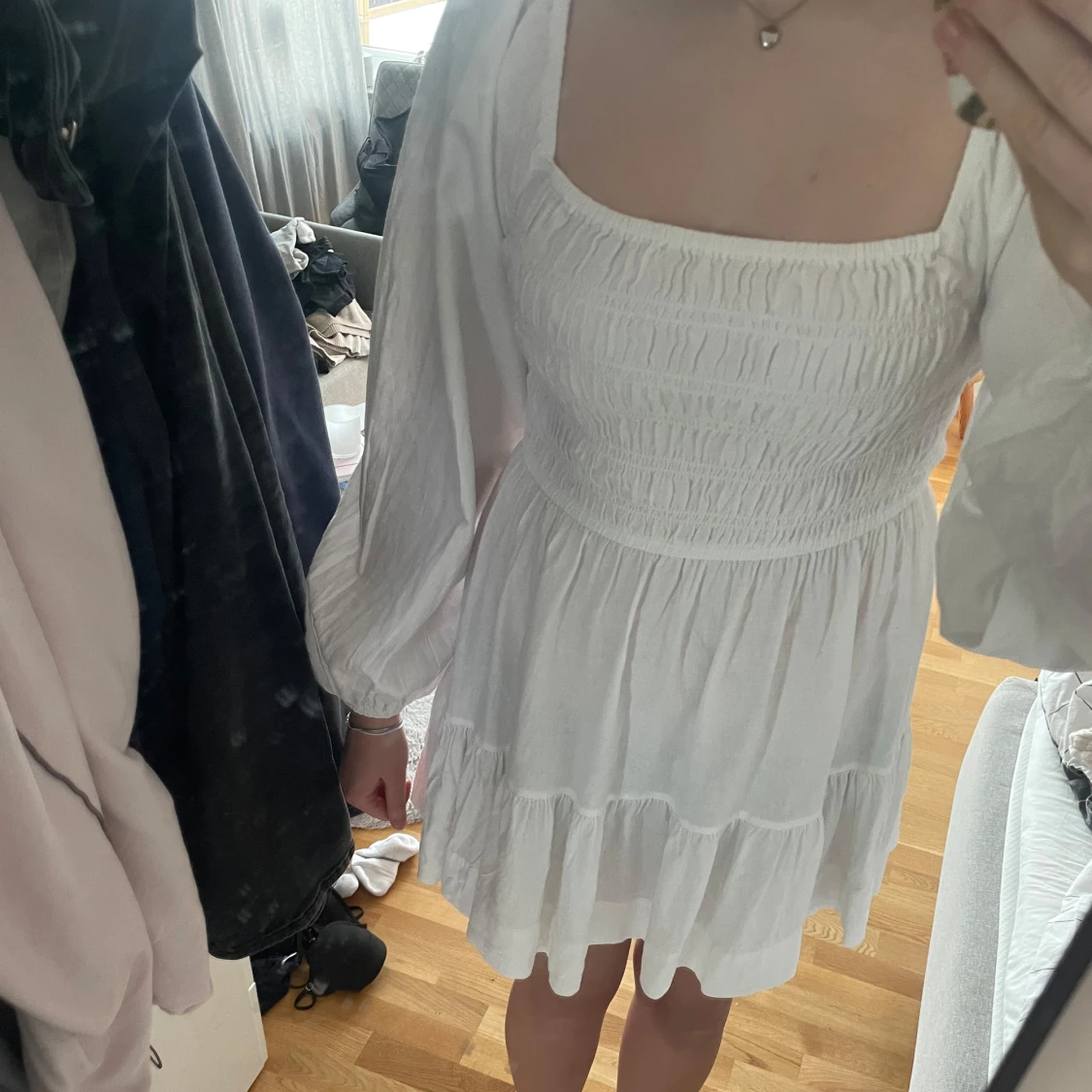 Vit klänning - 1