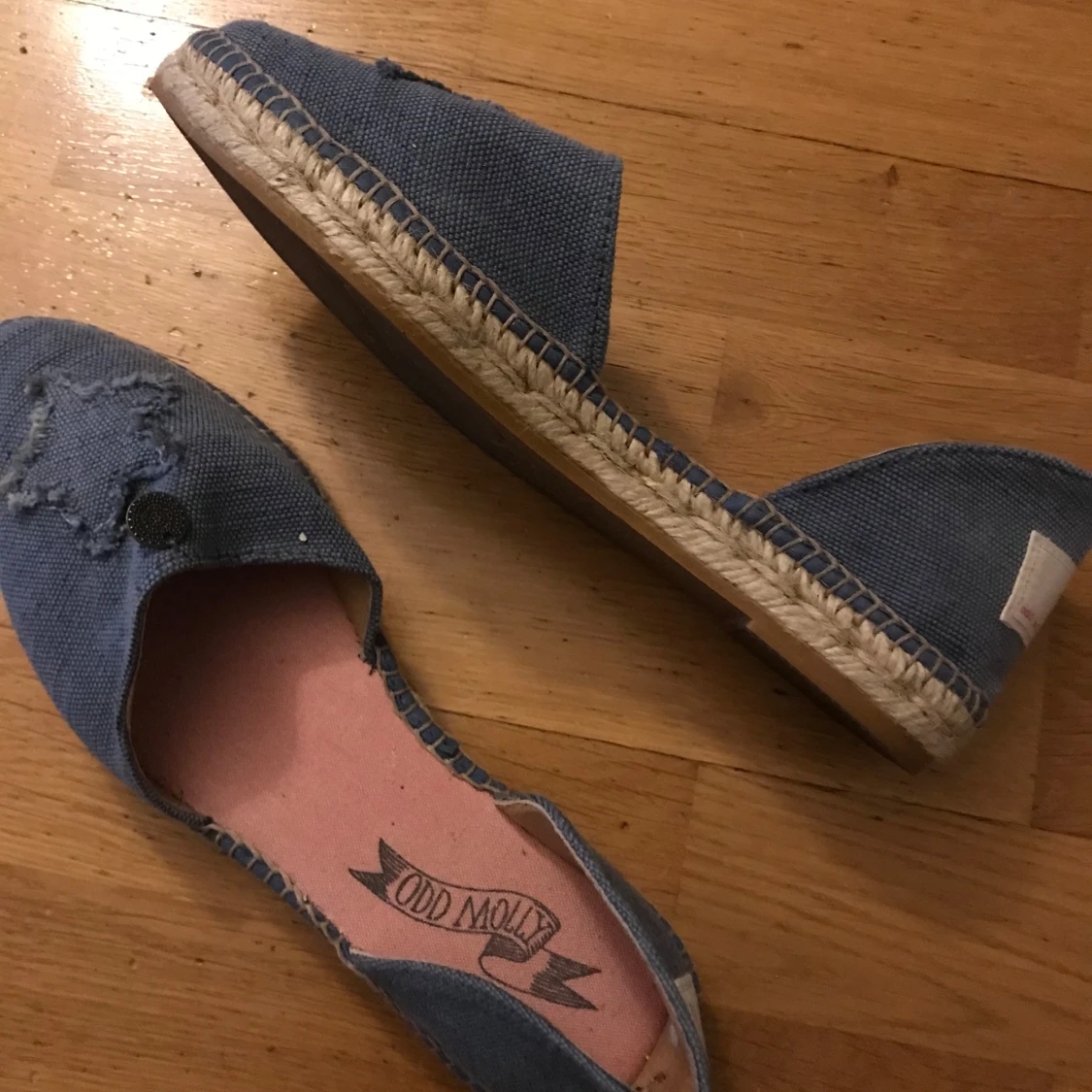 Blå espadrillos från Odd Molly