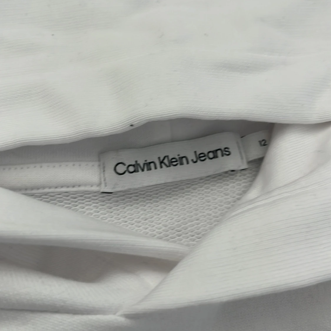 Vit hoodie från Calvin Klein Jeans - 2