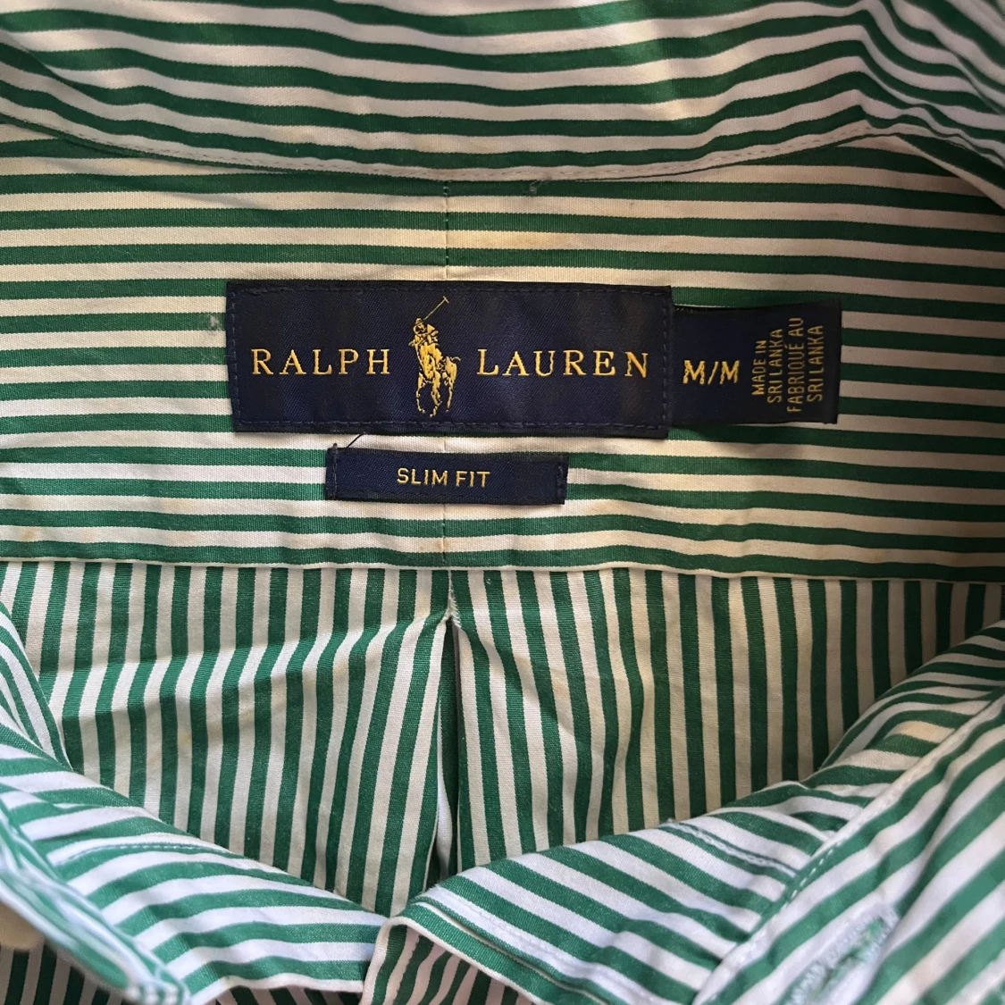 Ralph Lauren - grönrandig skjorta - 1