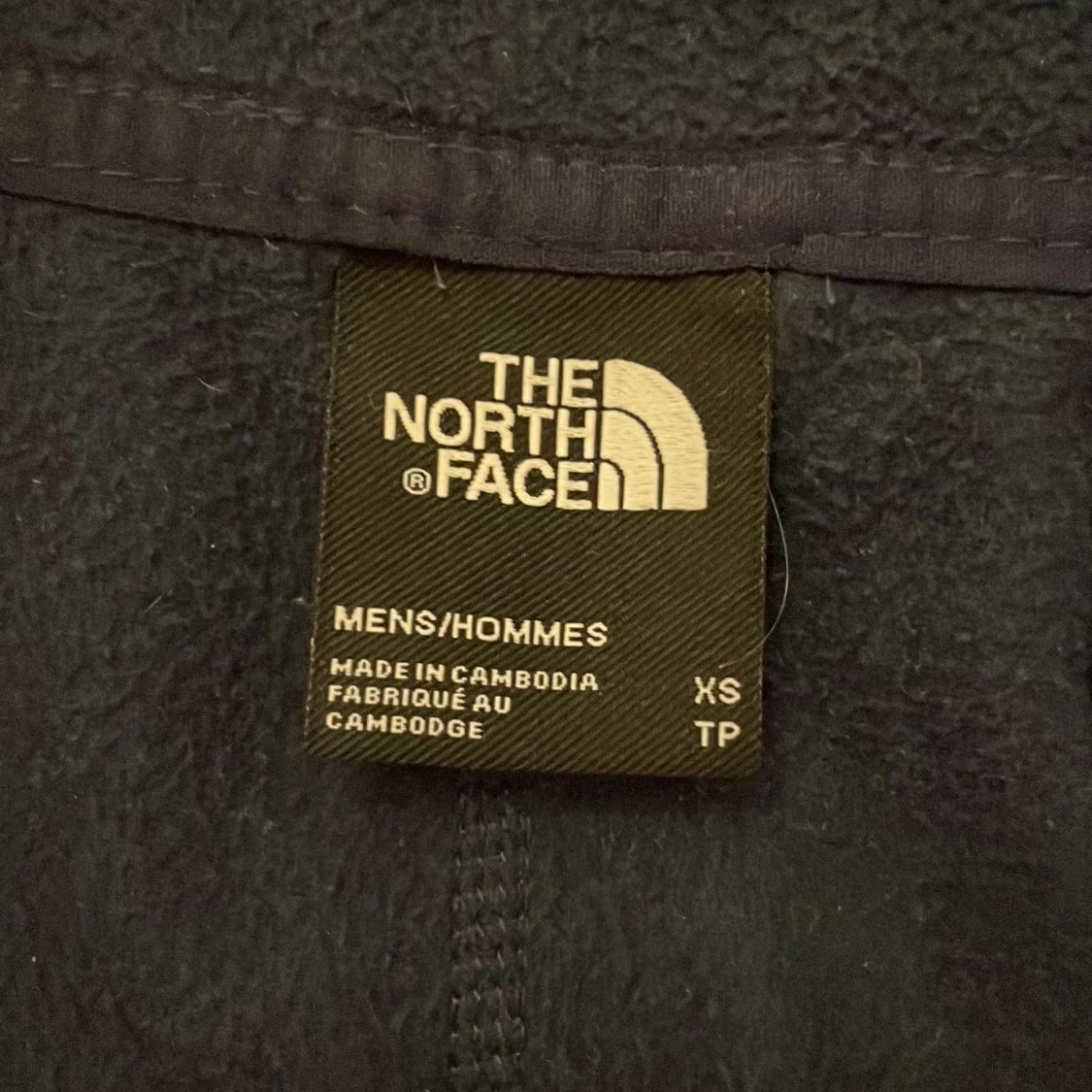 Mörkblå fleeceväst från The North Face XS - 2