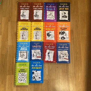 Dagbok för alla mina fans - Samling av de populära böckerna 'Dagbok för alla mina fans' av Jeff Kinney. Serien följer Gregs roliga och pinsamma äventyr i vardagen, perfekt för unga som gillar humor och tecknade inslag. Böckerna är lättlästa och fulla av igenkänning för ungdomar.