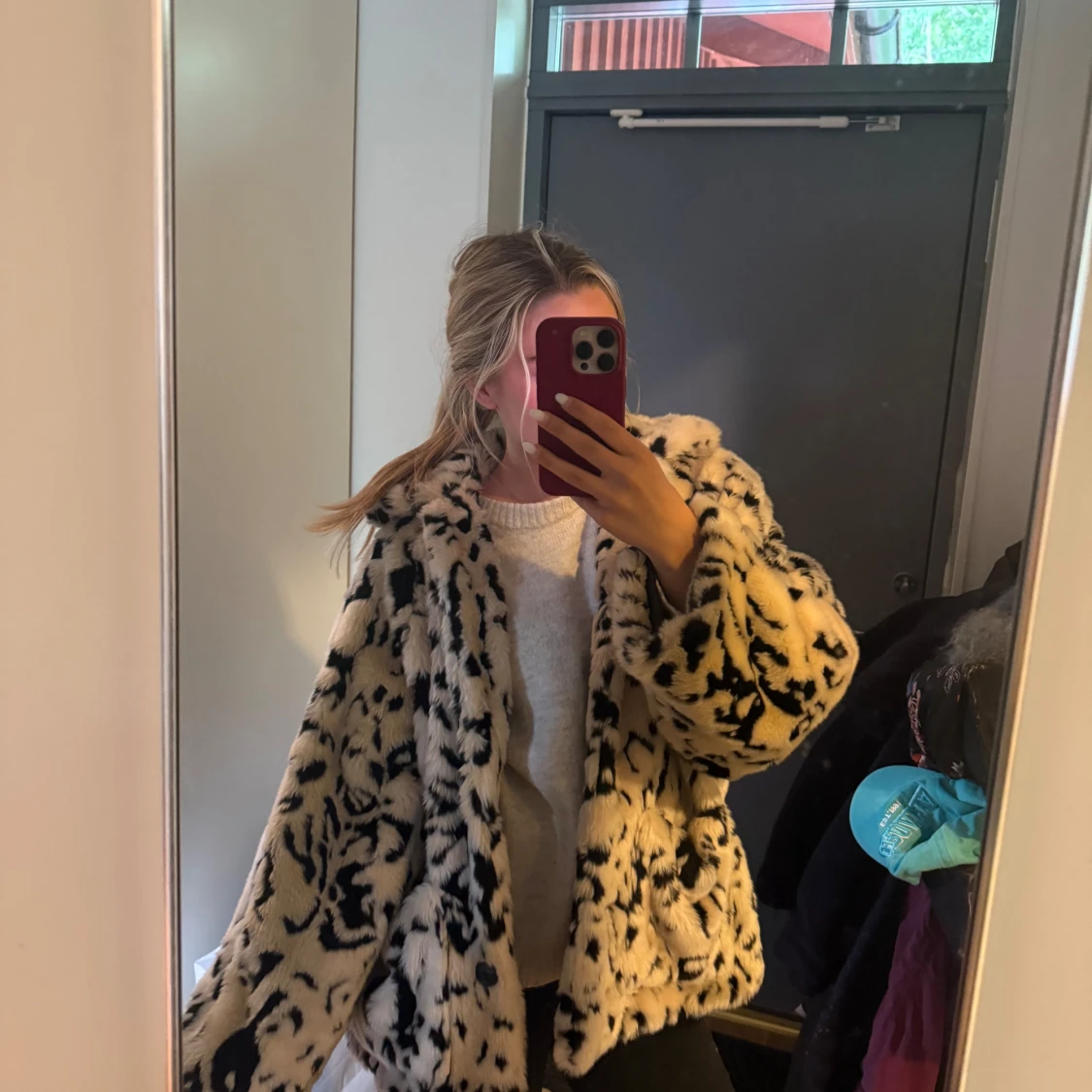 Leopardmönstrad pälsjacka Samsøe Samsøe - 2