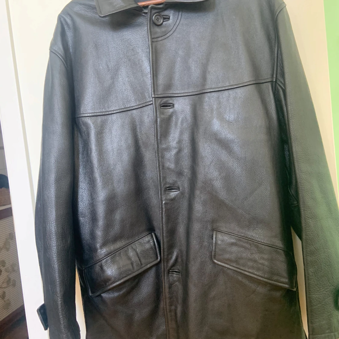 Svart skinnjacka från Best in Town - 4