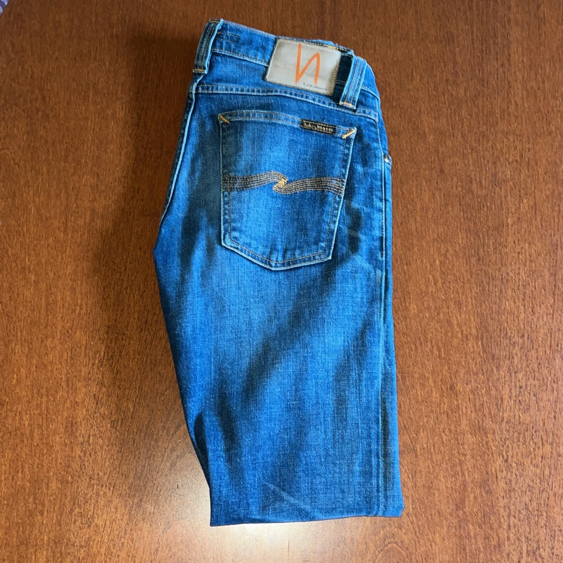 Blå jeans från Nudie Jeans