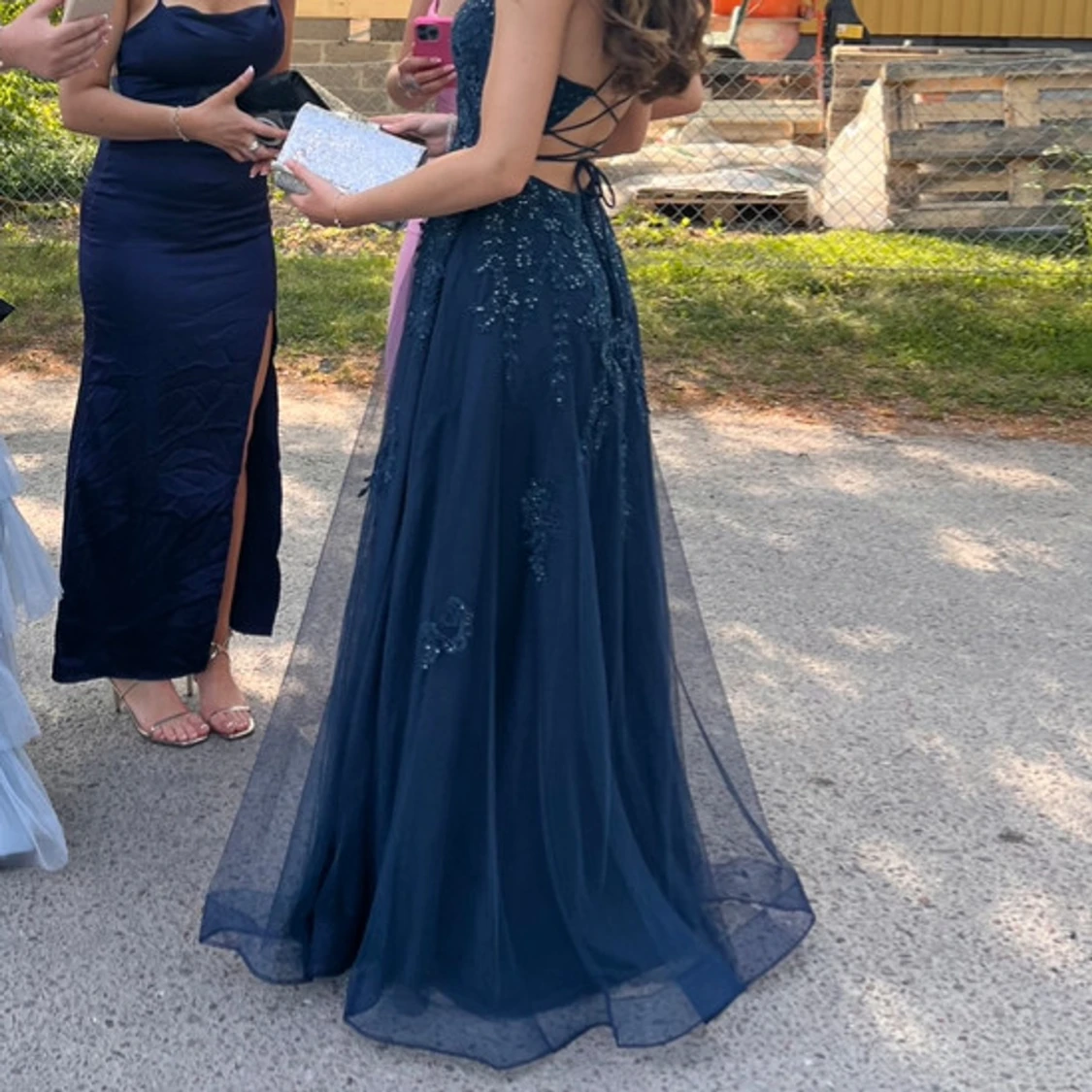 Mörkblå Balklänning  - 1