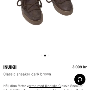 Mörkbruna INUIKII skor - Säljer mina bruna inuikii skor. Sparsamt använda och i väldigt bra skick. Nypris 3099, skriv för fler bilder. Pris kan diskuteras 
