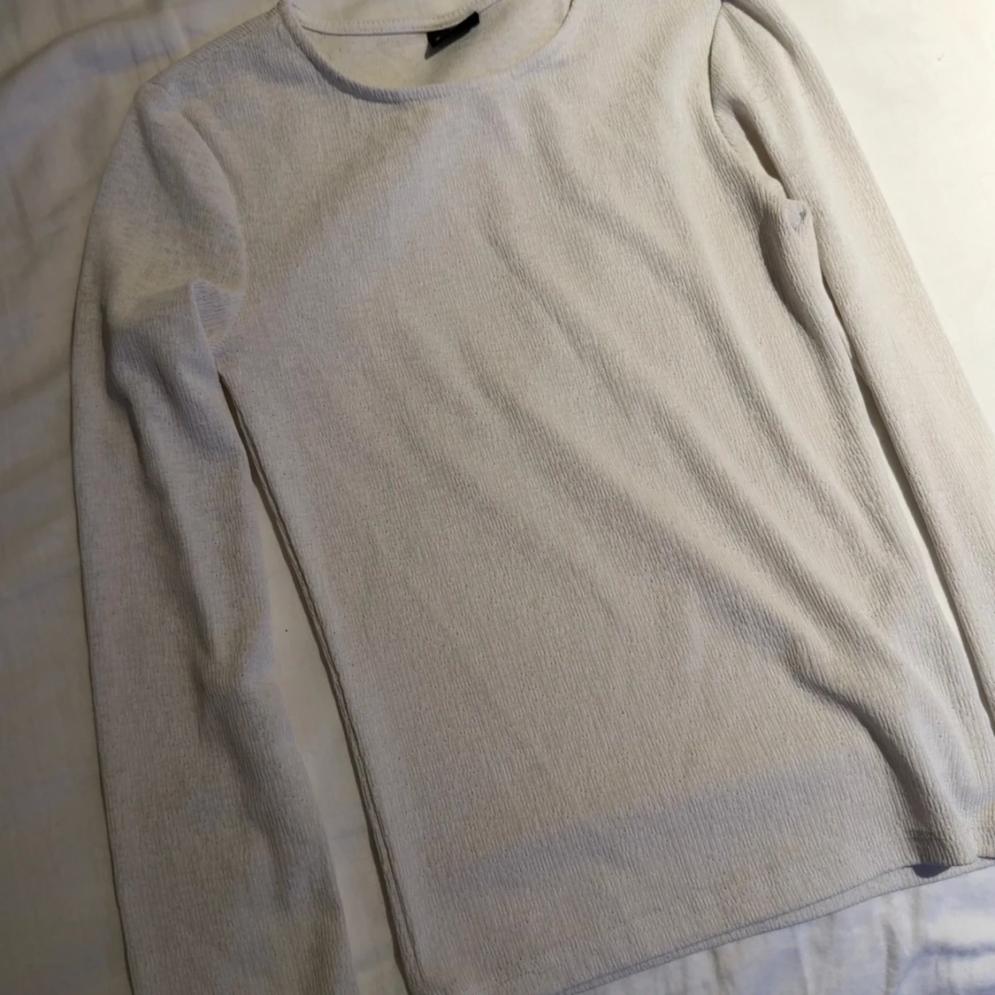 Vit långärmad topp - 2