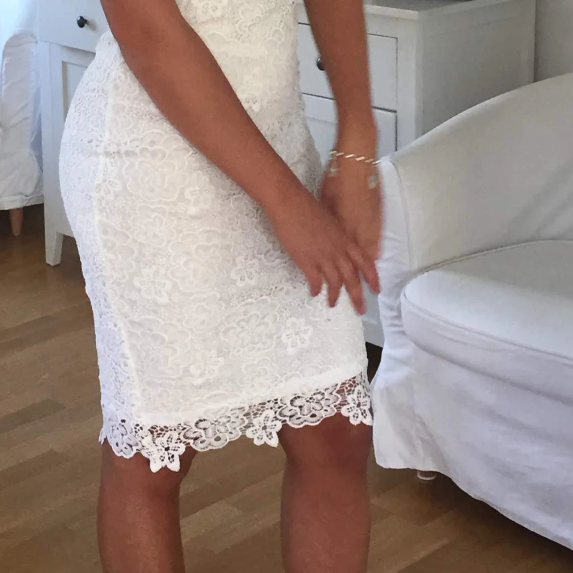 Vit spetsklänning från Make Way(Bubbelroom) - 3