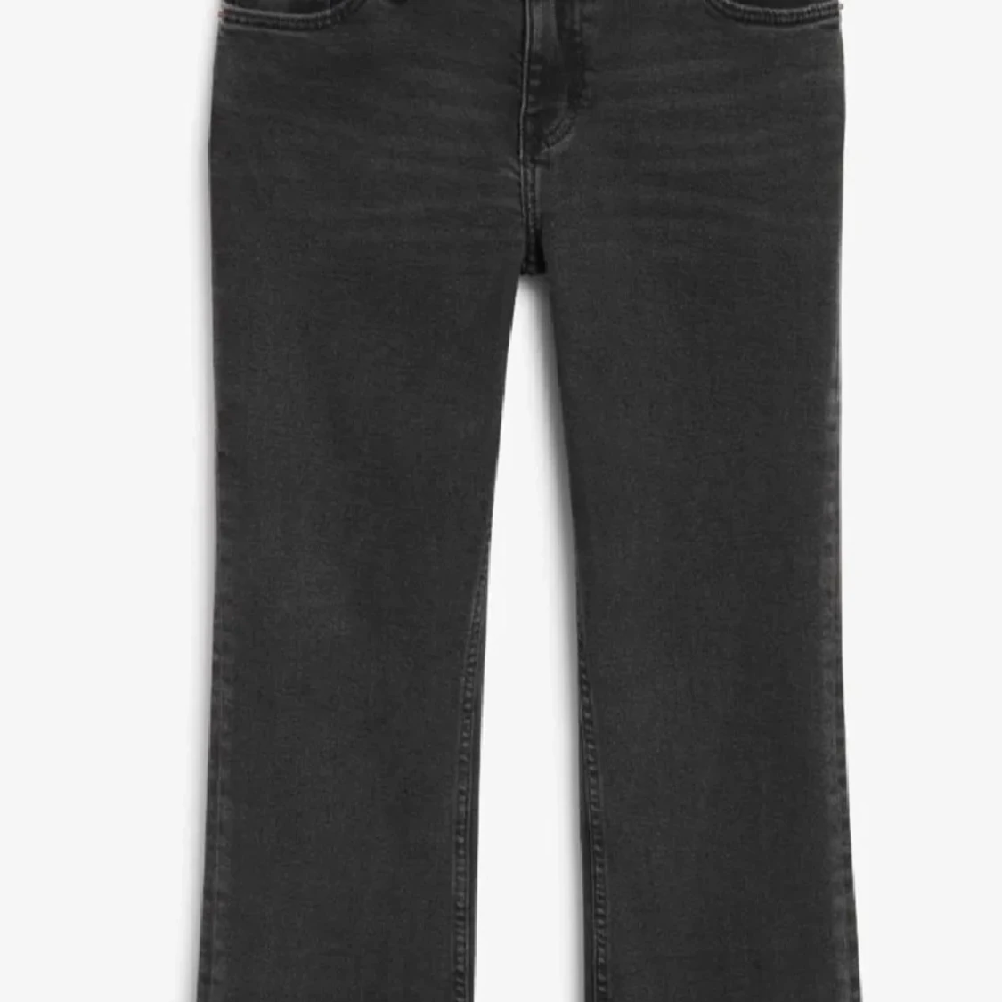 Svarta jeans med rak passform - 1