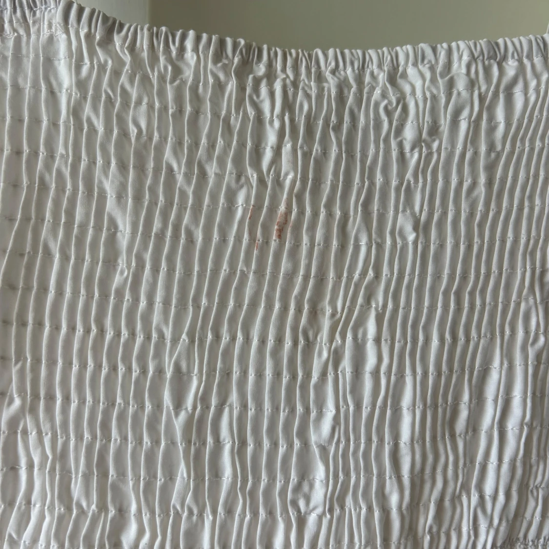 Vit långklänning med volang - 3