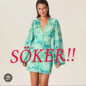 GRÖN ADOORE KLÄNNING - SÖKER!!! Denna gröna klänning från adoore i storlek 38