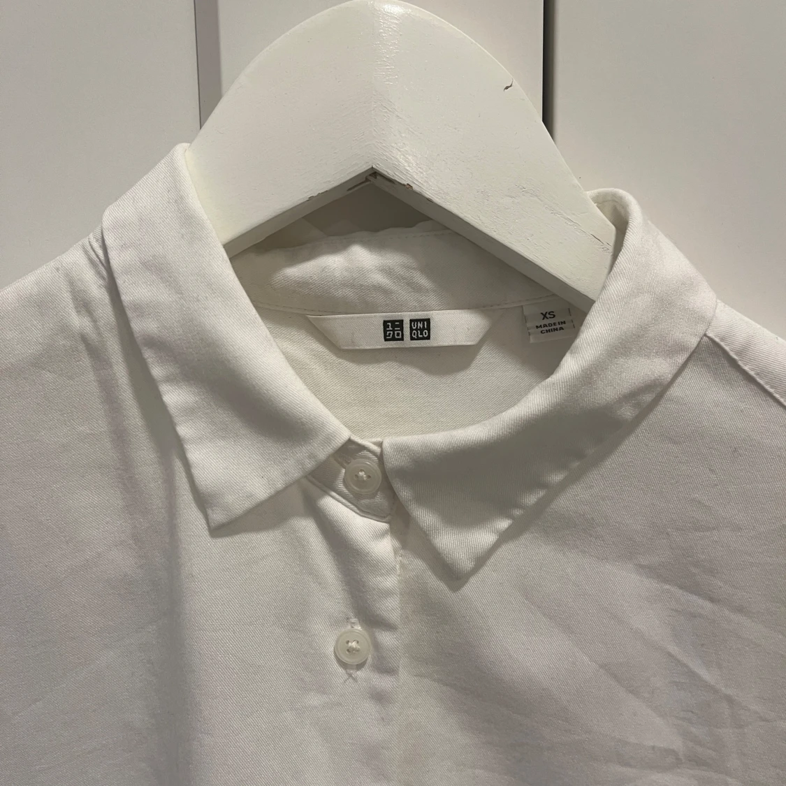 Vit bomulls skjorta från Uniqlo! - 1