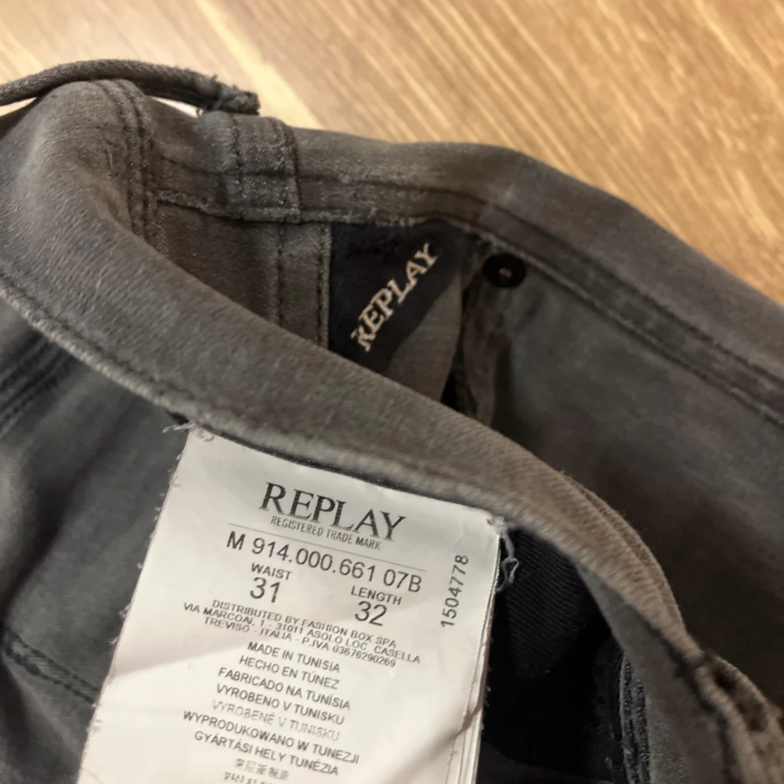 Gråa replay jeans anbass - 3
