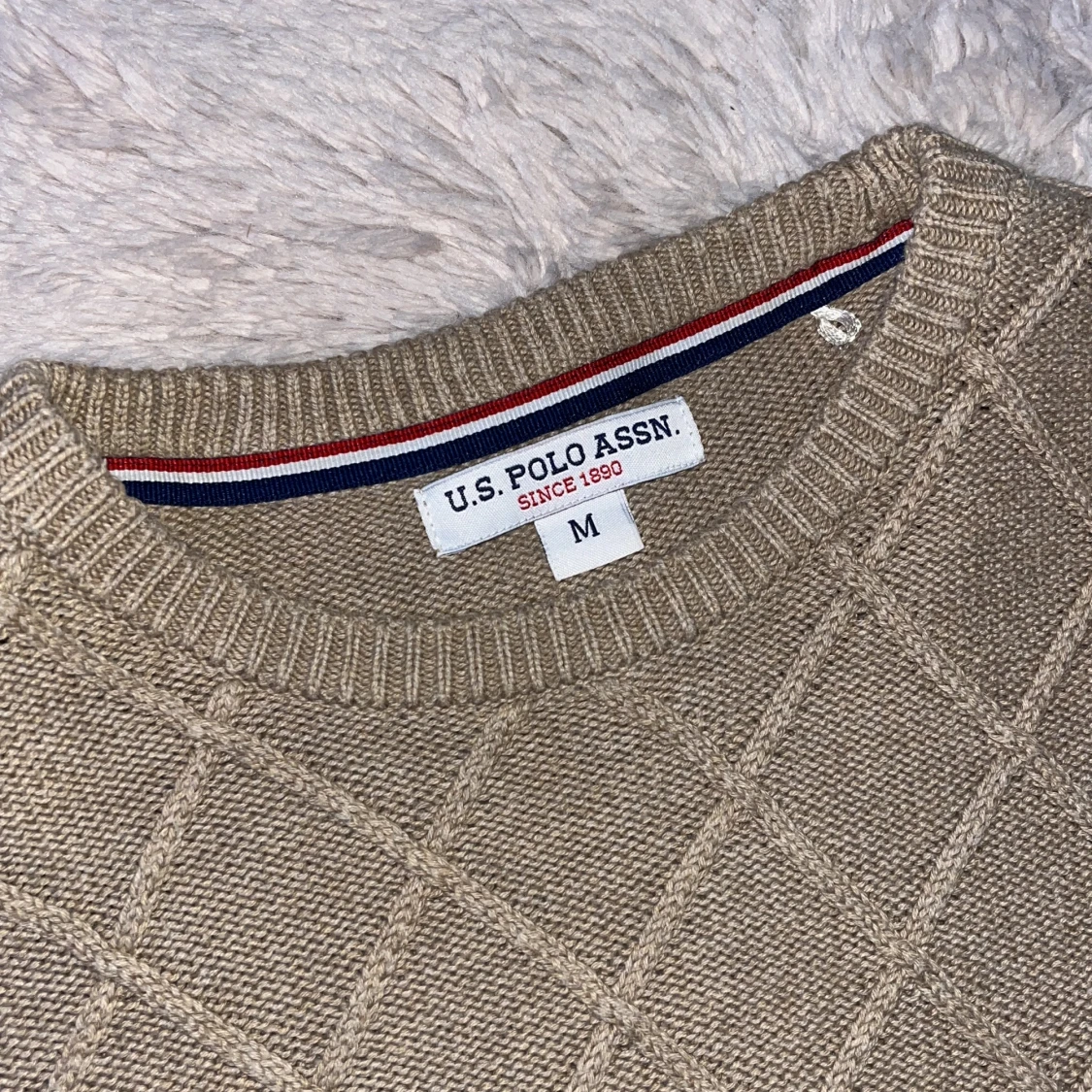 Beige tröja från U.S. Polo Assn. - 1