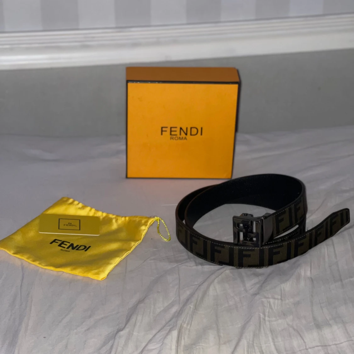 Fendi Bälte Mörkbrunt