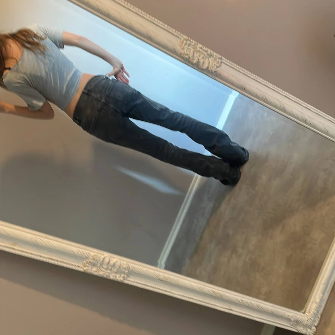 Svarta bootcut jeans från Gina Tricot - 1