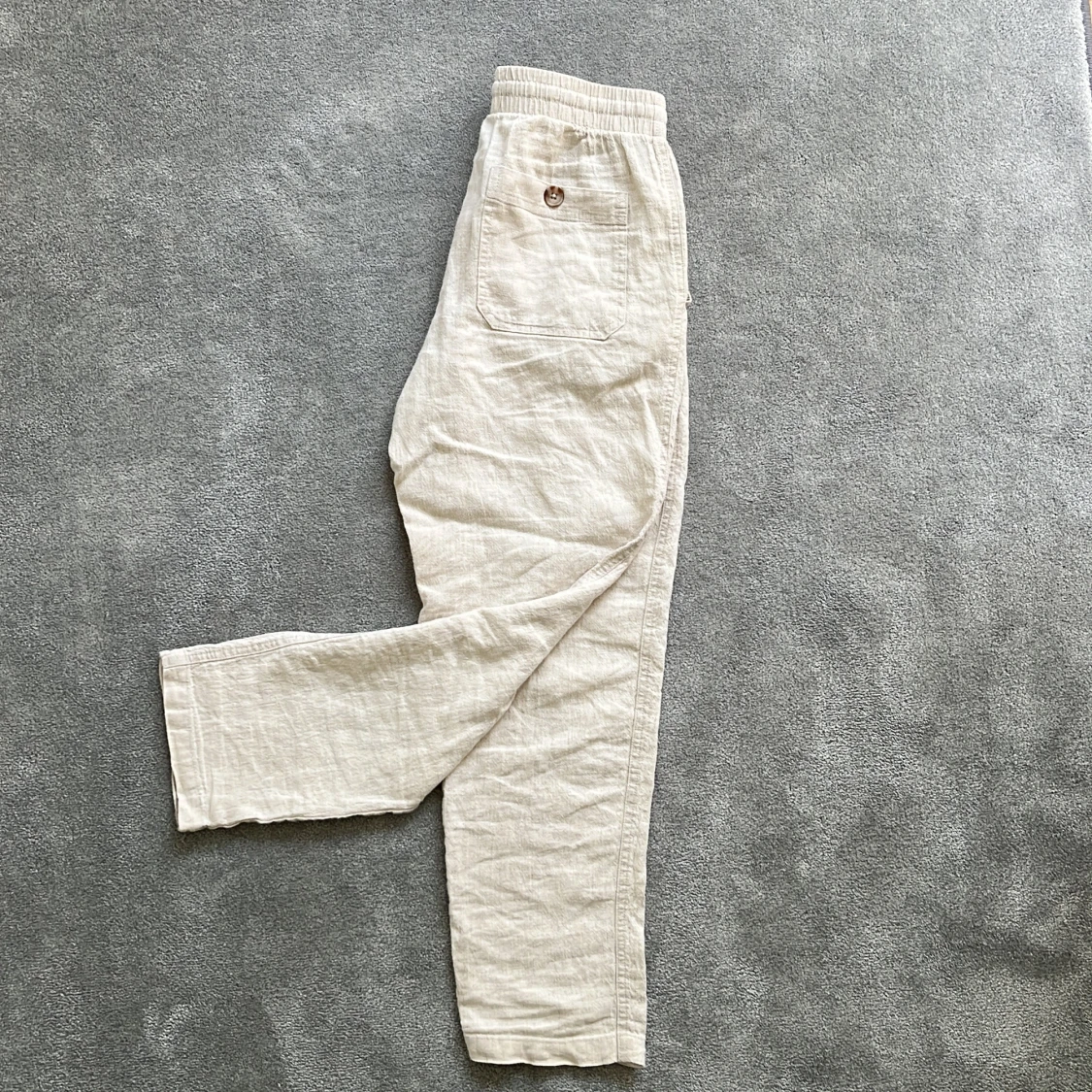 Beiga linnebyxor - 1