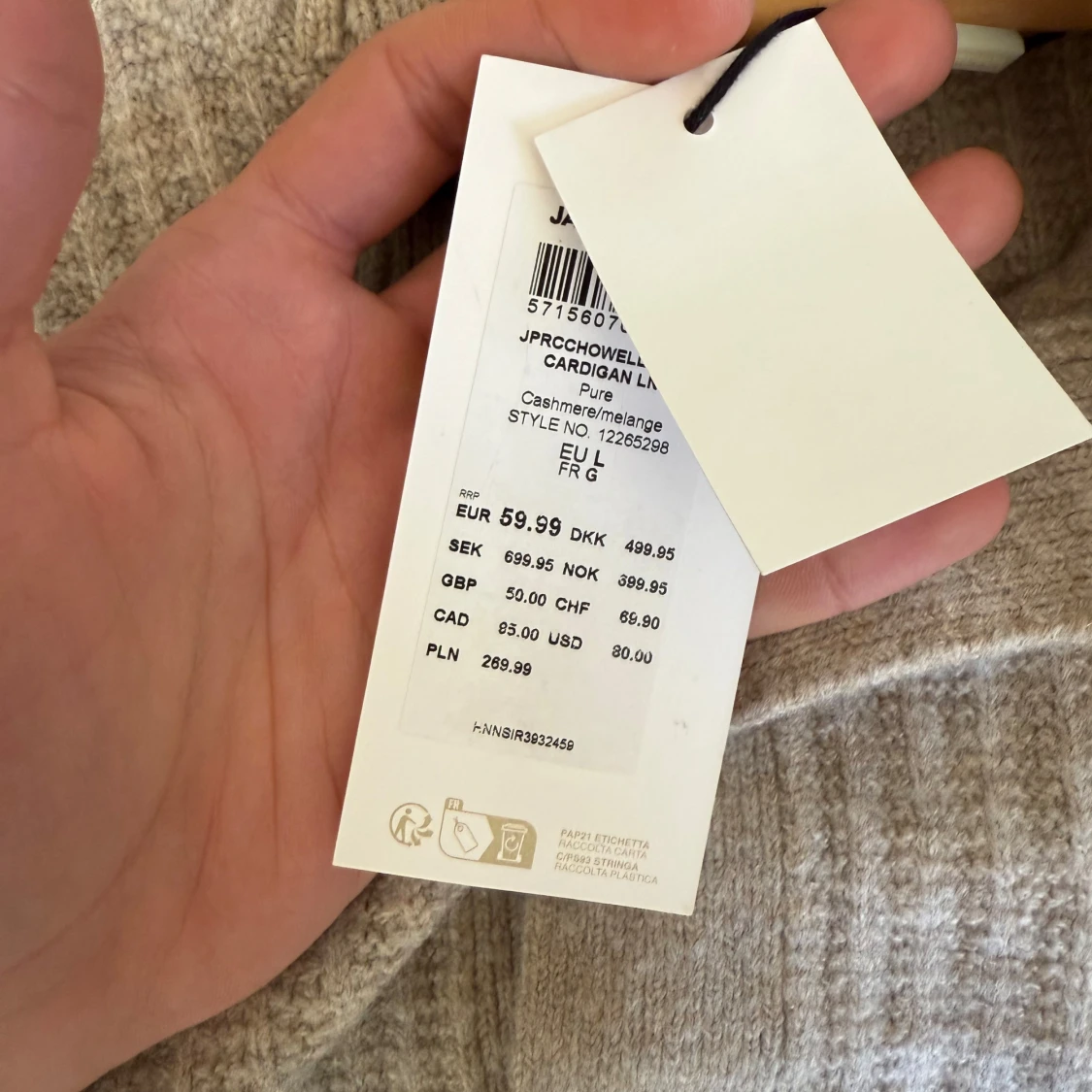 Ljusgrå kofta från Jack & Jones - 2