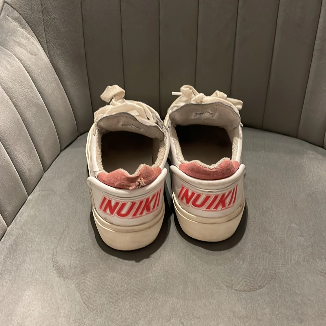 Vita sneakers från Inuiiki med rosa detaljer, PRIS KAN DISKUTERAS - 2