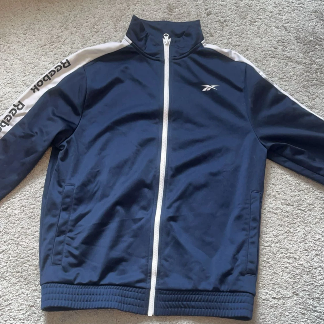 Blå träningsjacka från Reebok