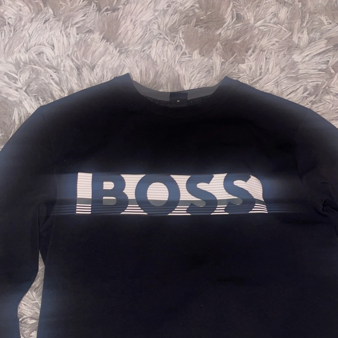 Svart BOSS sweatshirt i bomull M - 2