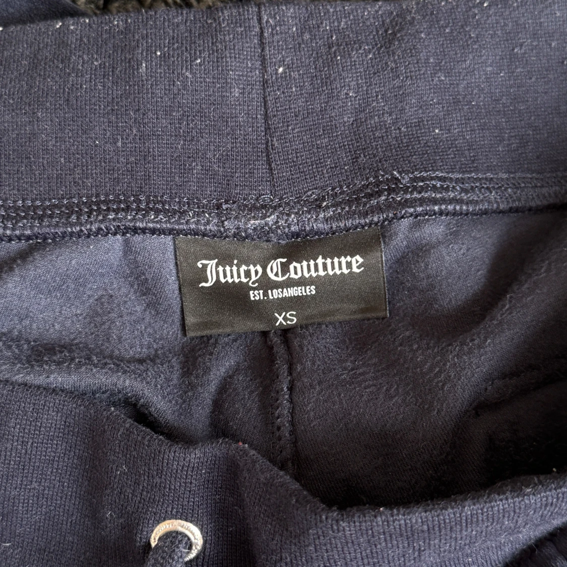 Mörkblå velourbyxor Juicy Couture XS - 2