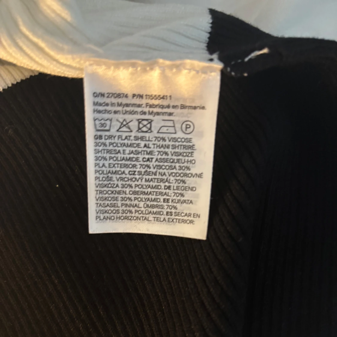 Randig tubklänning från H&M XS - 4