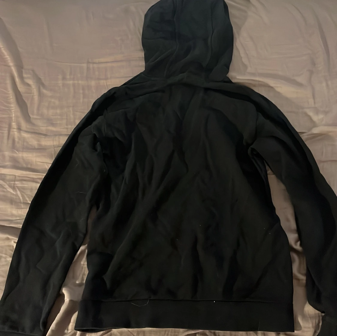 Svart EA7 hoodie med vit detalj - 1