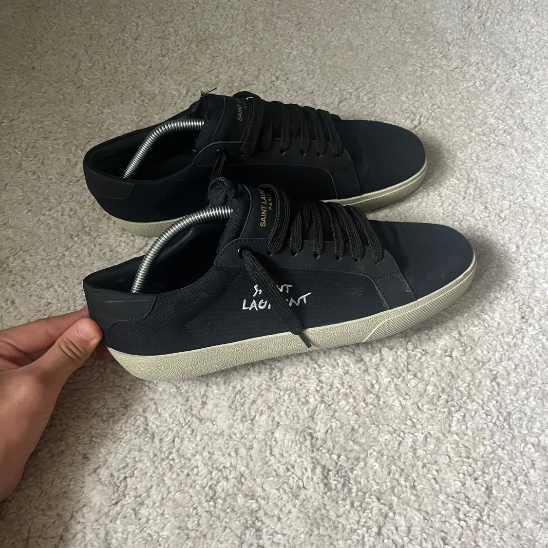 Svarta Saint Laurent sneakers - 4